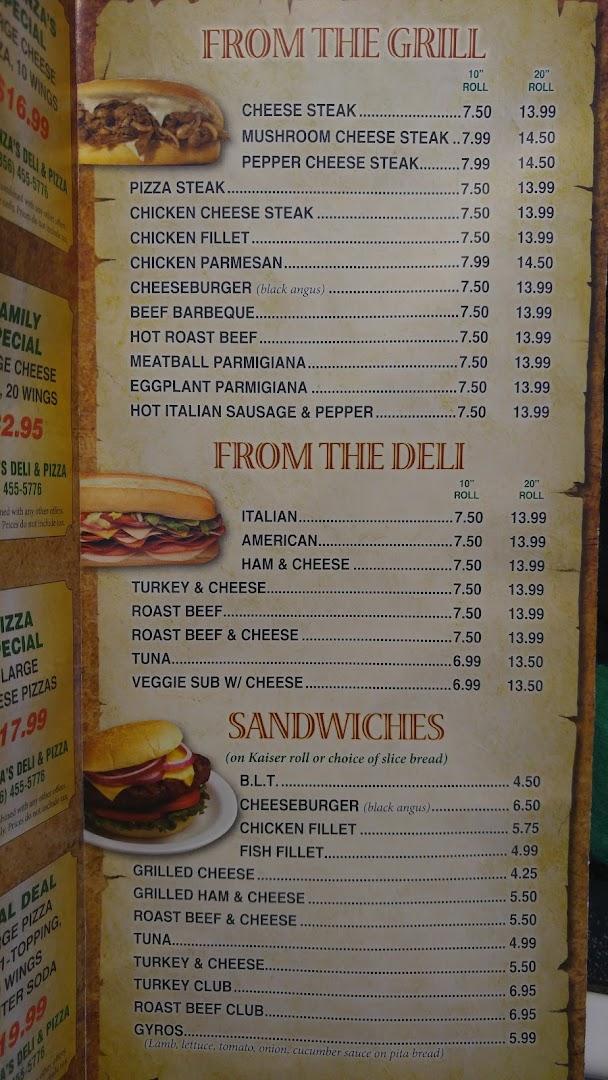 Speranza's Deli & Pizza Menu image 1